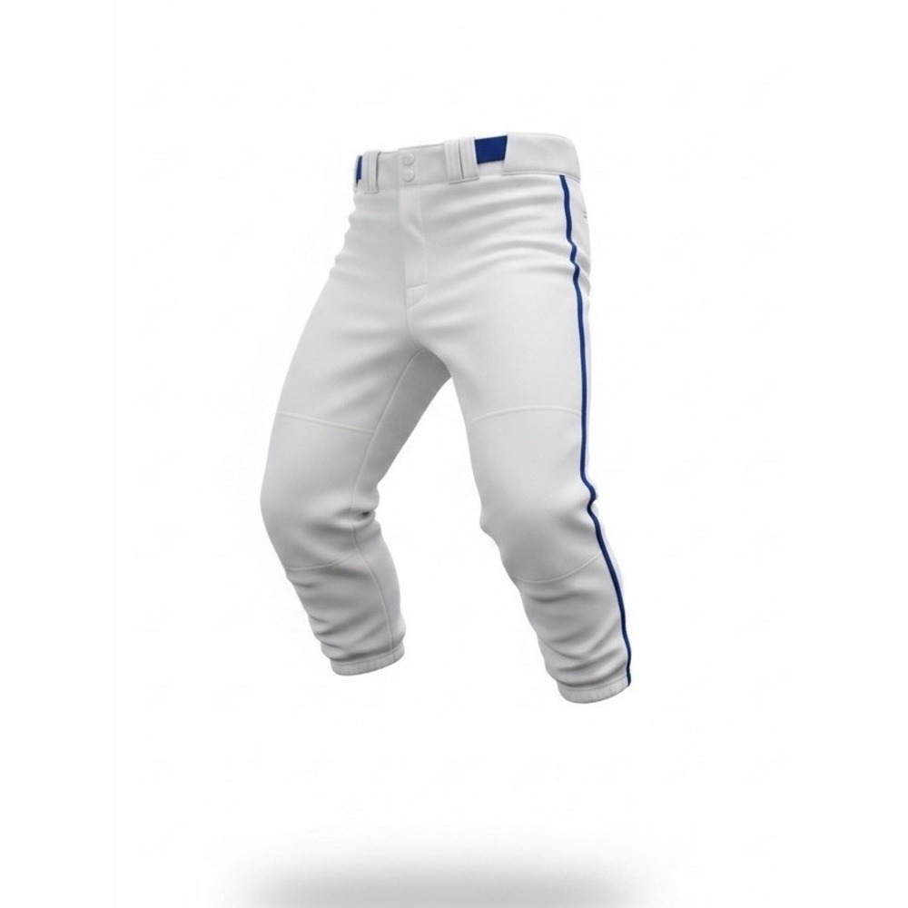 NWT Easton Rivalt Piped Knicker Baseball Pants White W Blue YXL‎ Youth